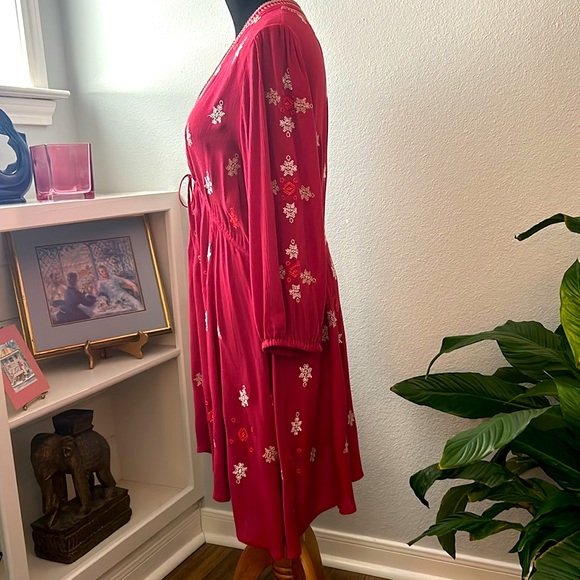 Beautiful Free People FP long sleeve dress size SP - Picture 3 of 4